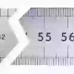Stainless Steel Rule 2 Sides, 4 Edges